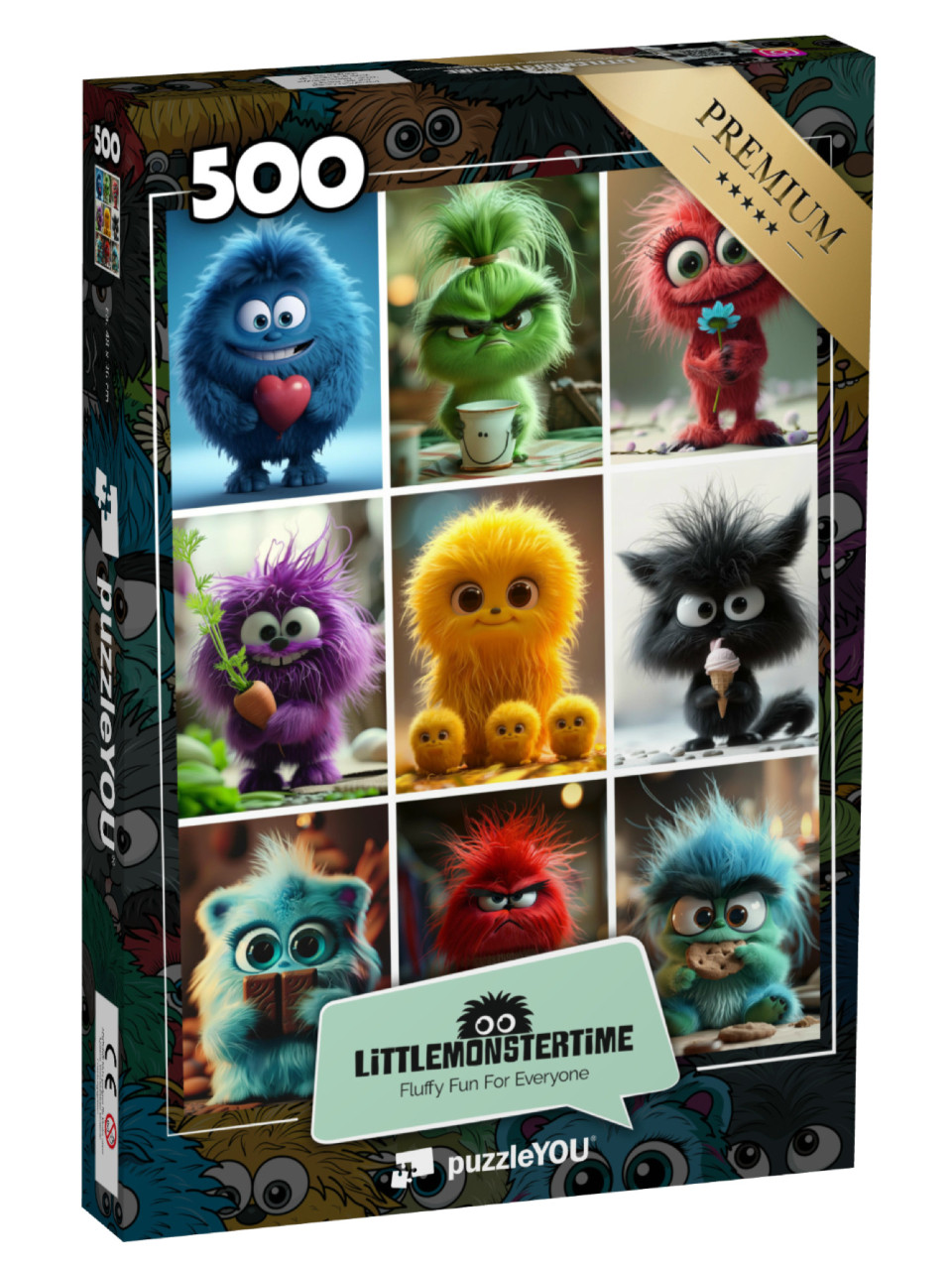Puzzle 500 Teile „LITTLEMONSTERTIME: Collage“