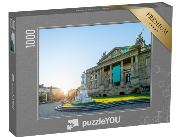 Puzzle 1000 Teile „Das Theater in Wiesbaden“