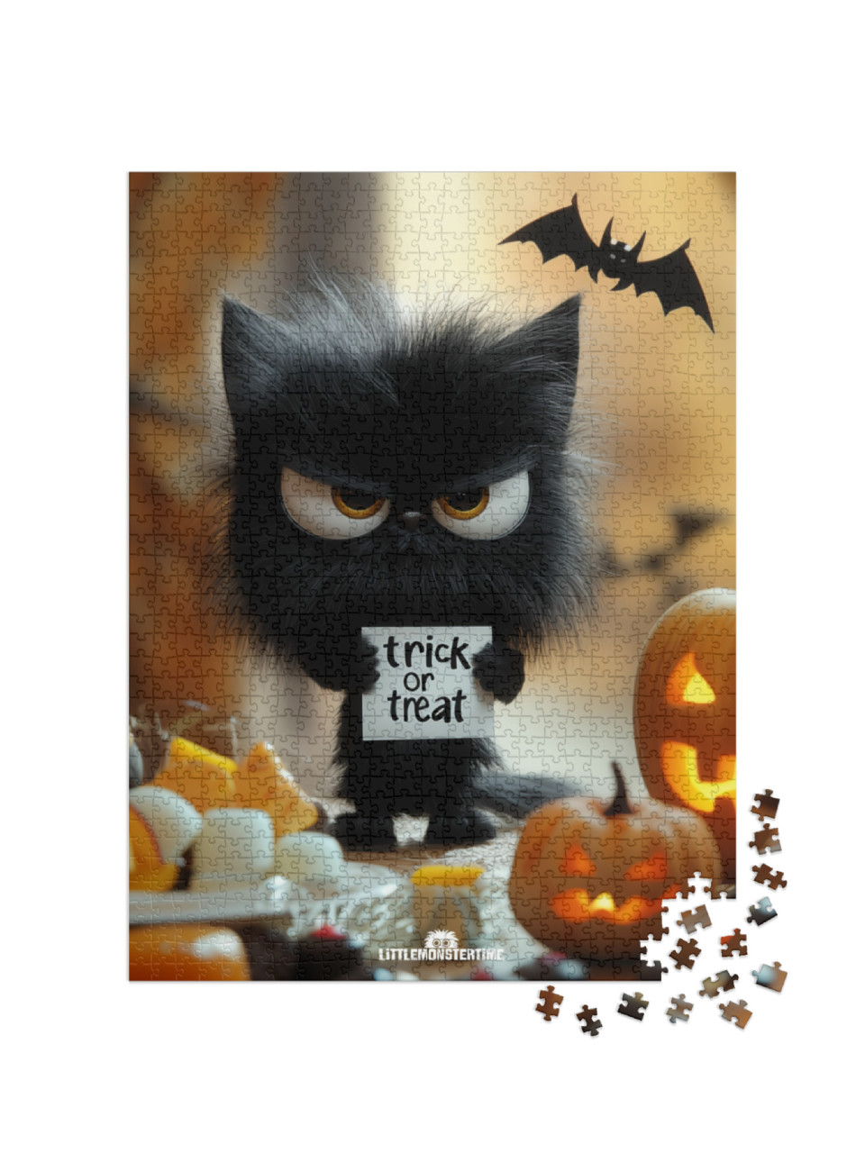 Puzzle 1000 Teile „LITTLEMONSTERTIME: Halloween Sprinkle“