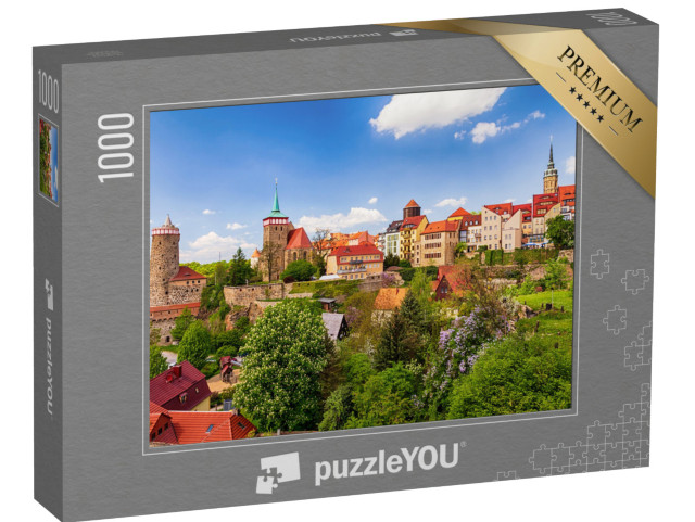 Puzzle 1000 Teile „Ansicht der Altstadt von Bautzen in Ostsachsen, Deutschland“