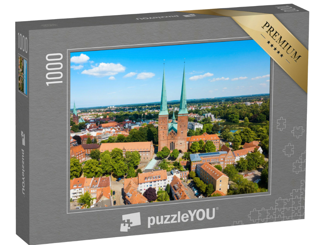 Puzzle 1000 Teile „Der Lübecker Dom“