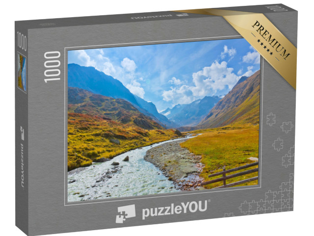 Puzzle 1000 Teile „Wandern im Stubaital in Österreich“