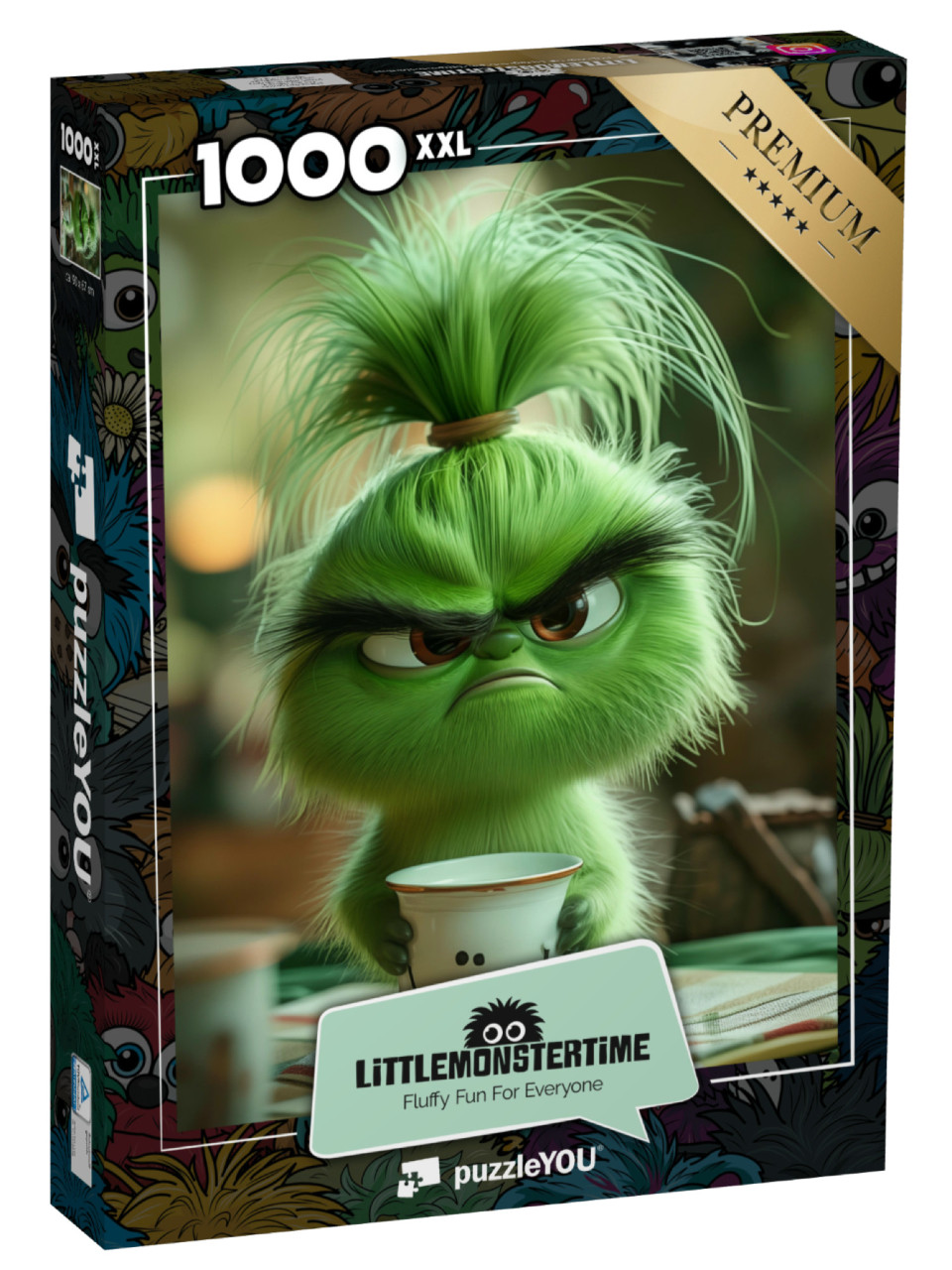 Puzzle 1000 Teile XXL „LITTLEMONSTERTIME: Grumpkin“
