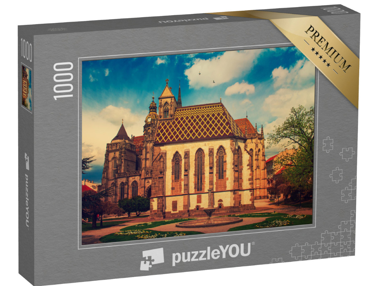 Puzzle 1000 Teile „St. Elisabeth Kathedrale der Stadt Kosice, Slowakei“