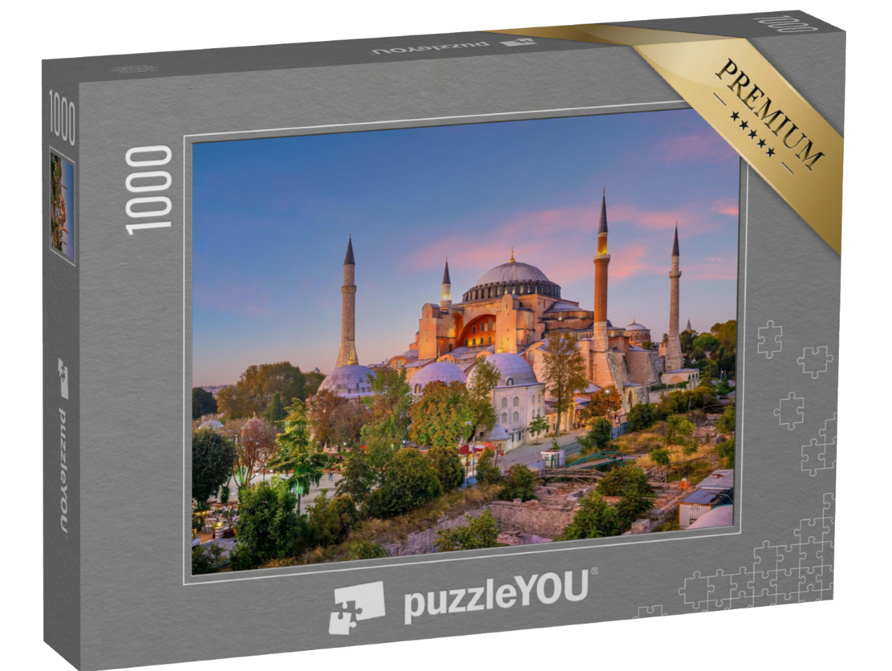 Puzzle 1000 Teile „Schöner Blick auf die Hagia Sophia in Istanbul, Türkei“