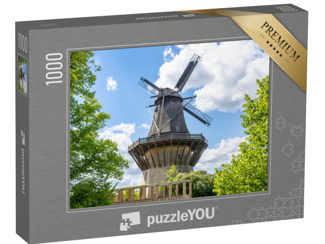 Puzzle 1000 Teile „Windmühle vom Park Sanssouci, Potsdam, Deutschland“