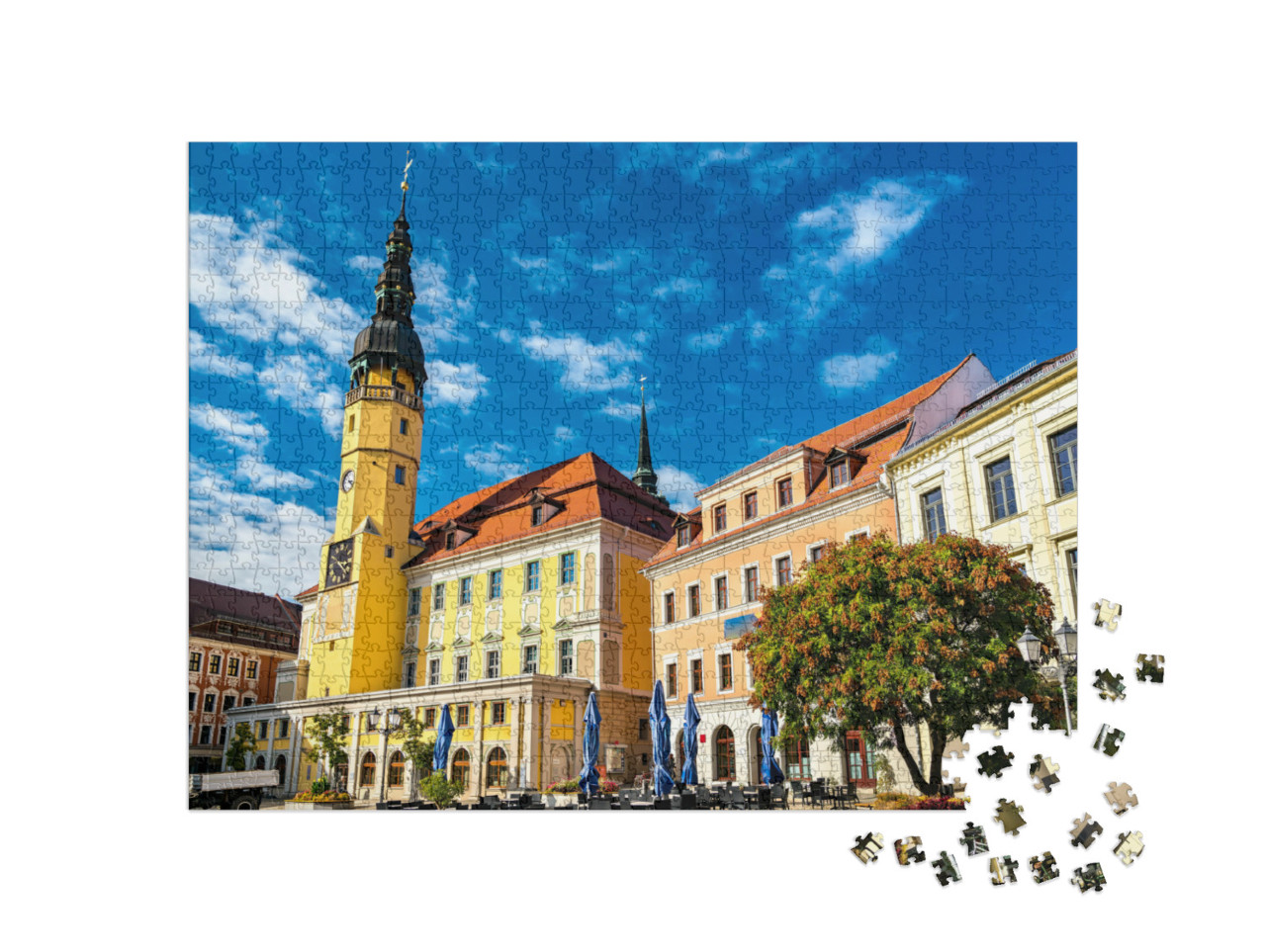 Puzzle 1000 Teile „Historisches Rathaus der Stadt Bautzen, Deutschland“