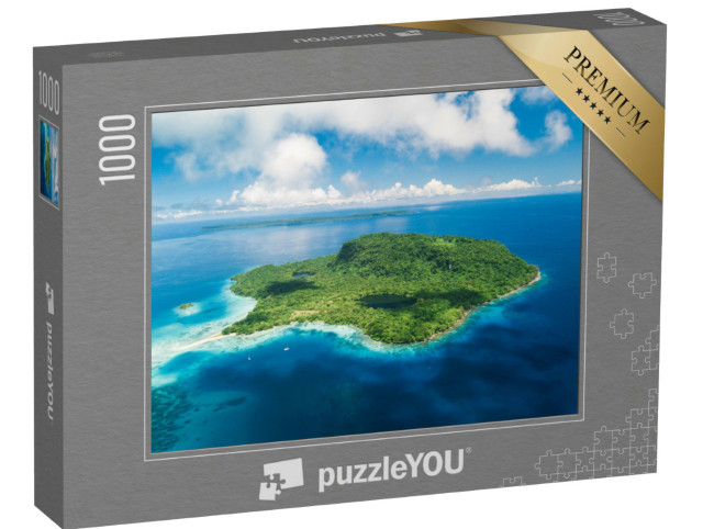 Puzzle 1000 Teile „Ein abgelegenes Inselparadies vor Santo, Vanuatu“