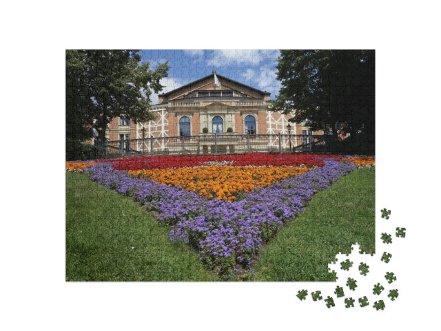 Puzzle 1000 Teile „Festspielhaus Bayreuth in Bayern“