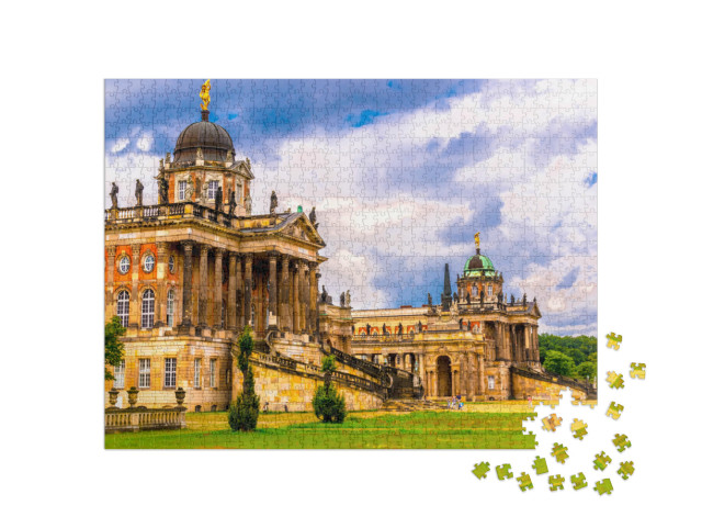 Puzzle 1000 Teile „Das Neue Palais, Sanssouci, Potsdam, Brandenburg“