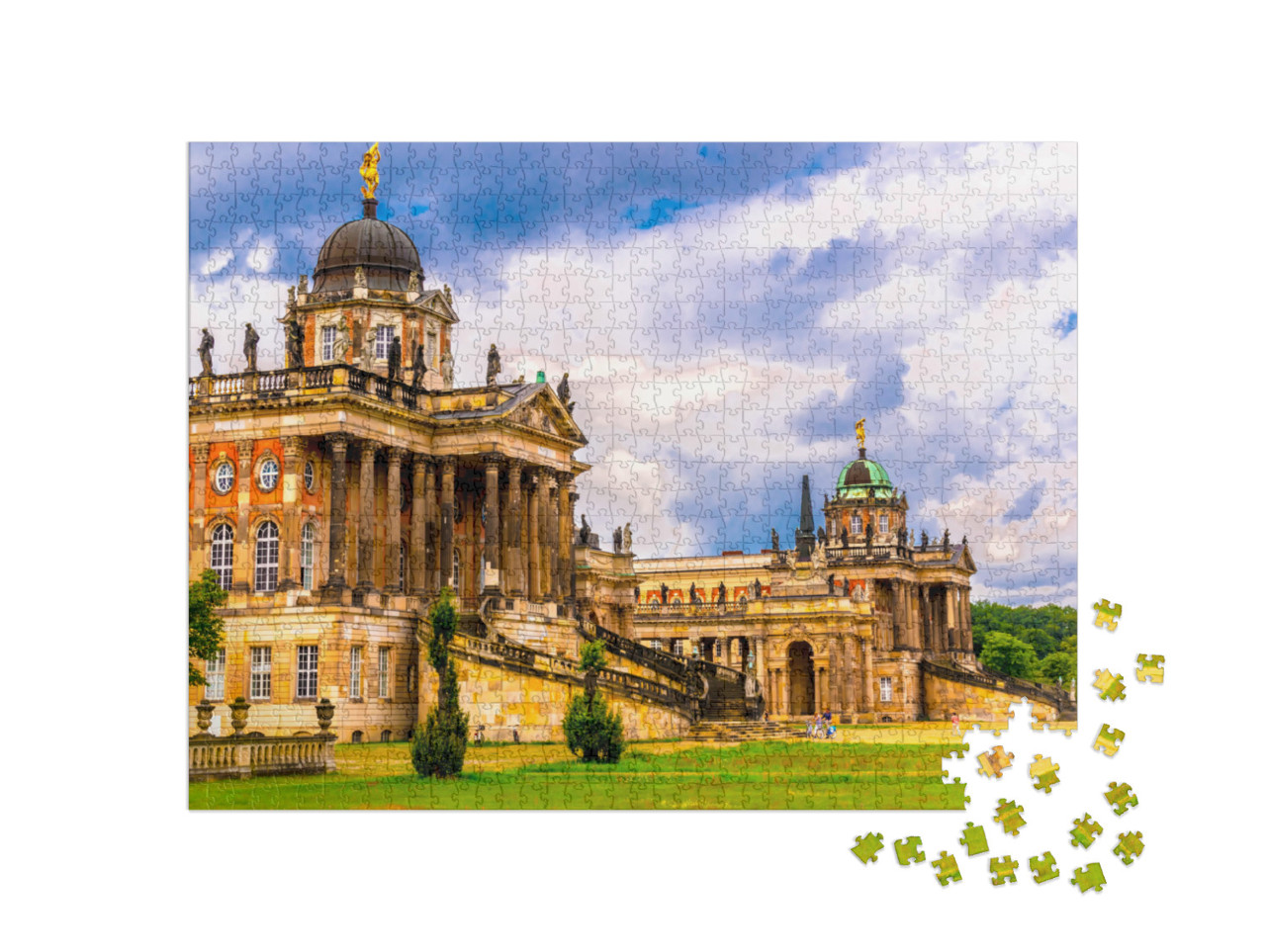 Puzzle 1000 Teile „Das Neue Palais, Sanssouci, Potsdam, Brandenburg“