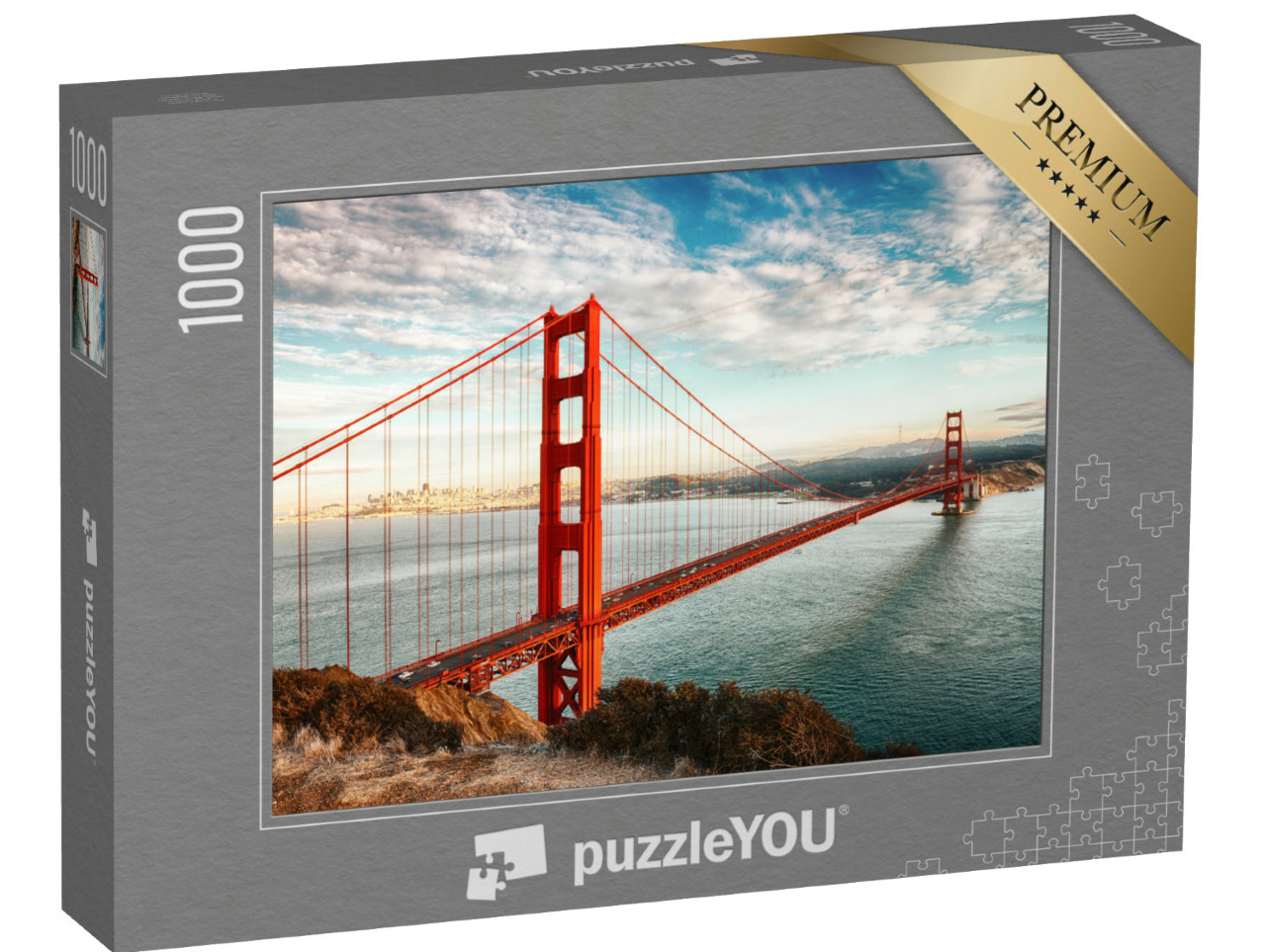 Puzzle 1000 Teile „Golden Gate Bridge, San Francisco, USA“