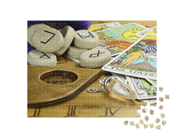 Puzzle 1000 Teile „Wahrsager-Zubehör“