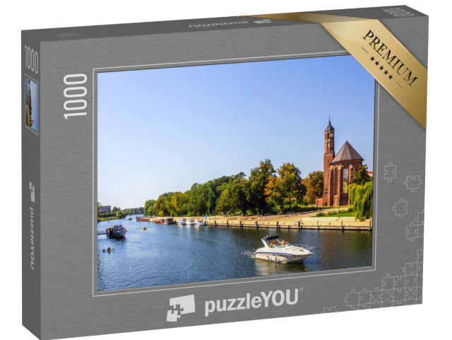 Puzzle 1000 Teile „Historische Stadt Brandenburg an der Havel, Deutschland“