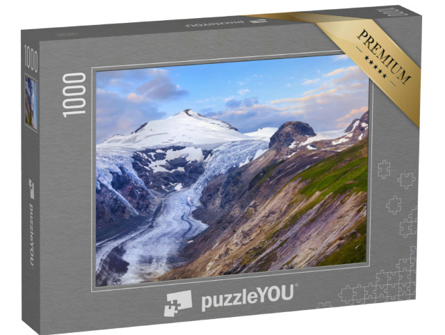 Puzzle 1000 Teile „Pasterze-Gletscher und Johannisberg-Gipfel“