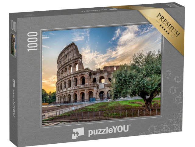 Puzzle 1000 Teile „Detail des Kolosseums in Rom, Italien“