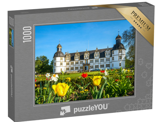 Puzzle 1000 Teile „Schloss Neuhaus bei Paderborn, Deutschland“