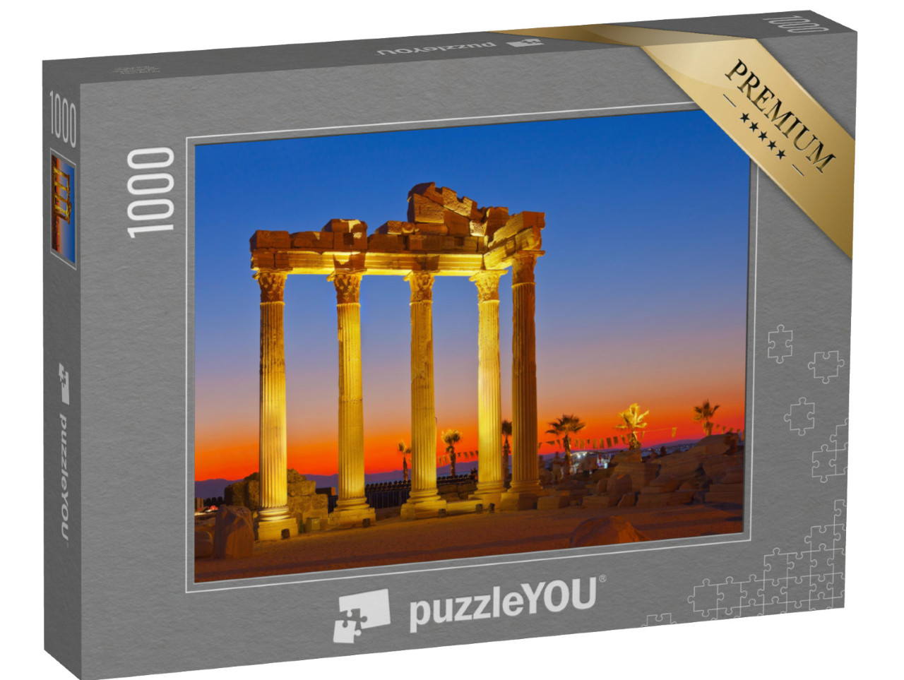 Puzzle 1000 Teile „Alte Ruinen in Side, Türkei“