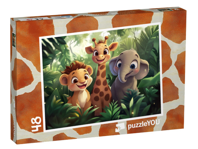 Puzzle 48 Teile „Kleine Freunde und große Träumer“
