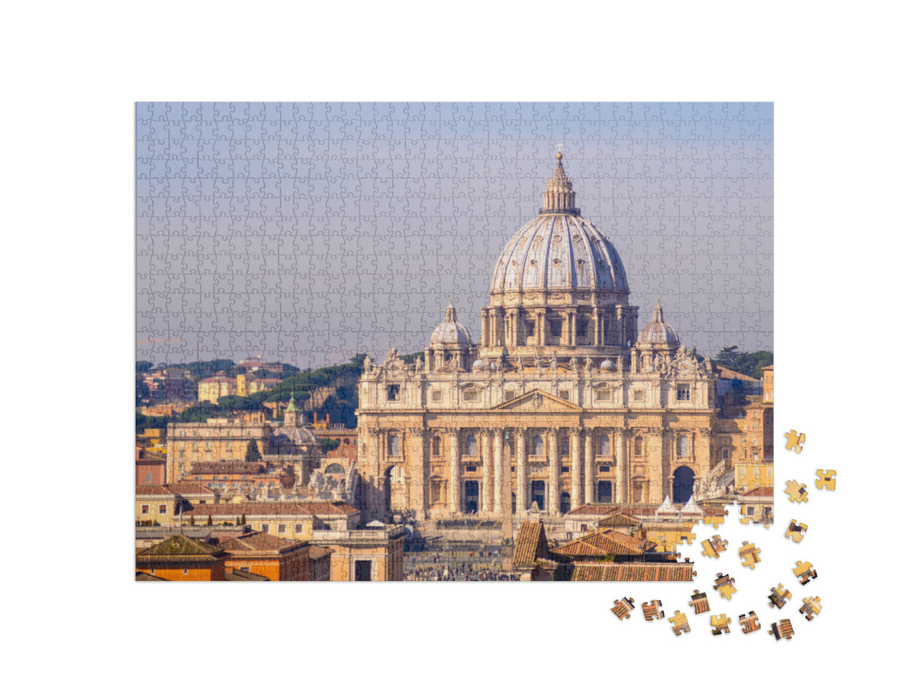 Puzzle 1000 Teile „Petersdom im Vatikan, Rom“