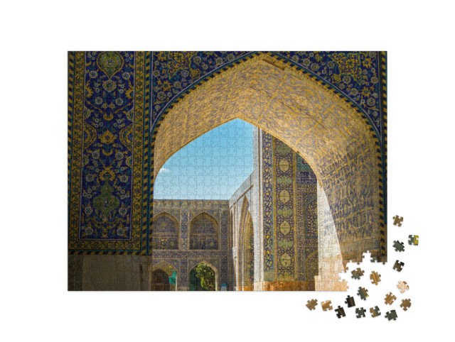 Puzzle 1000 Teile „Schah-Moschee, Provinz Isfahan, Iran“