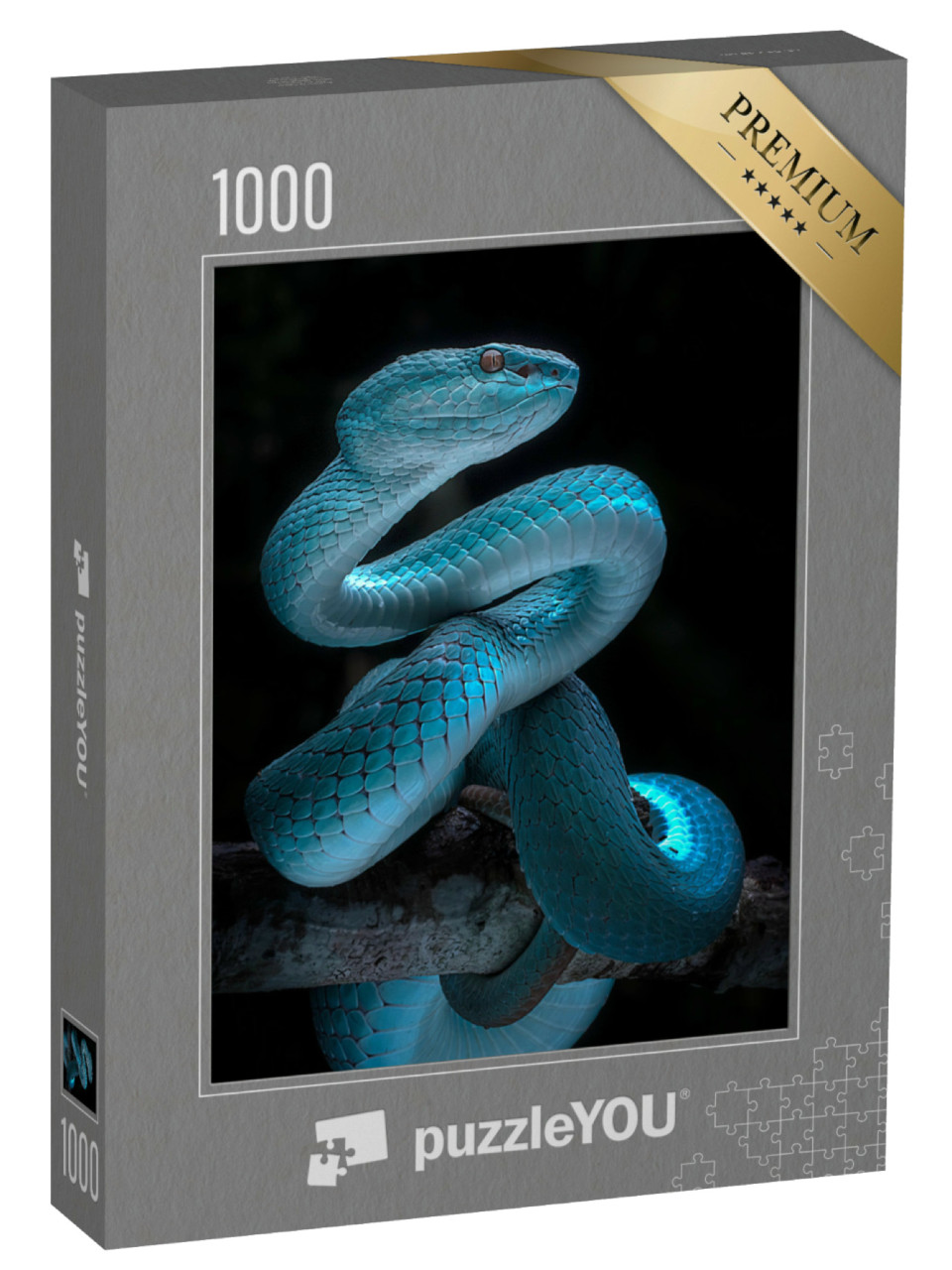 Puzzle 1000 Teile „Giftige Vipernnatter“