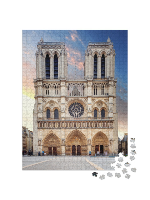 Puzzle 1000 Teile „Kathedrale Notre Dame, Paris“