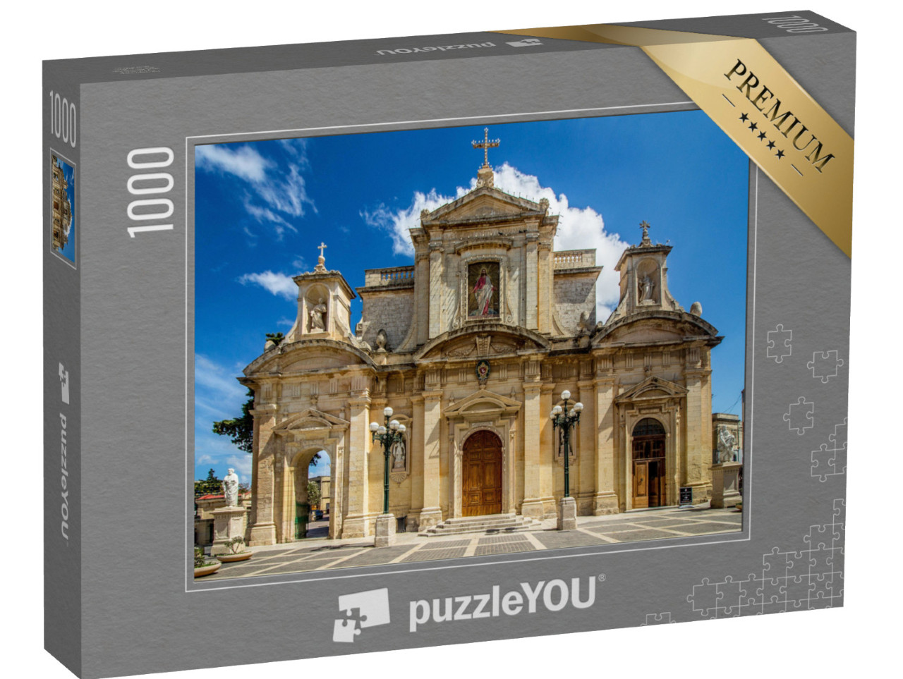 Puzzle 1000 Teile „Foto der Kirche von Malta Rabat“