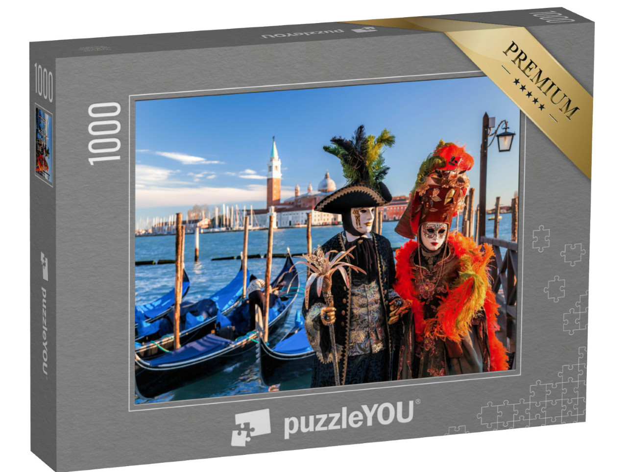 Puzzle 1000 Teile „Karneval in Venedig, Italien“