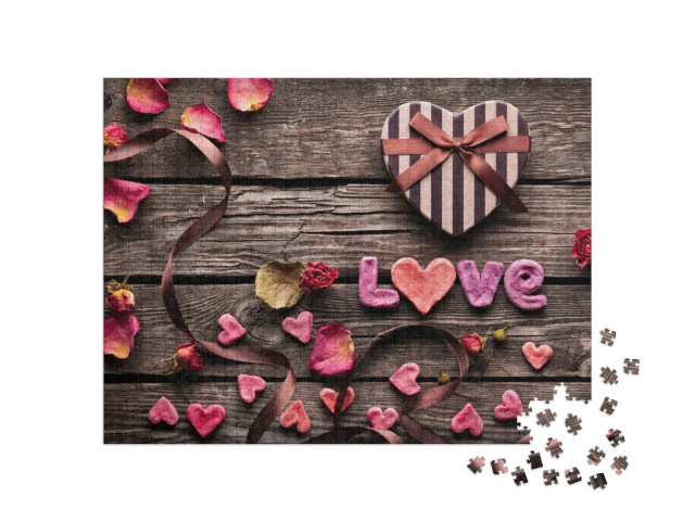 Puzzle 1000 Teile „Liebe zum Valentinstag“