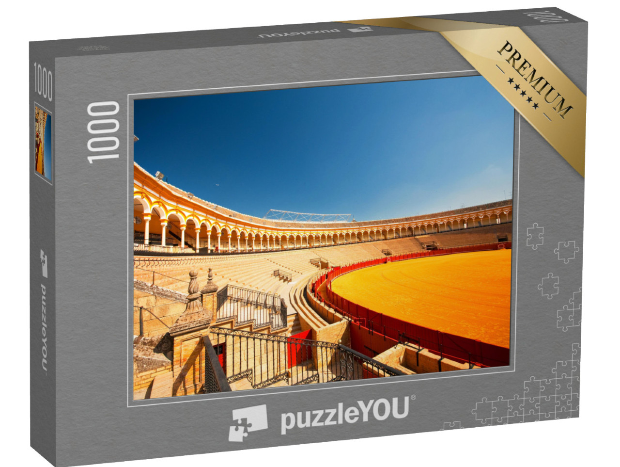 Puzzle 1000 Teile „Die Stierkampfarena von Sevilla, Spanien“