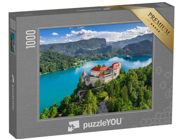 Puzzle 1000 Teile „Bleder Burg und Bleder See, Slowenien“