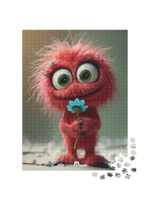 Puzzle 1000 Teile „LITTLEMONSTERTIME: Ruby“