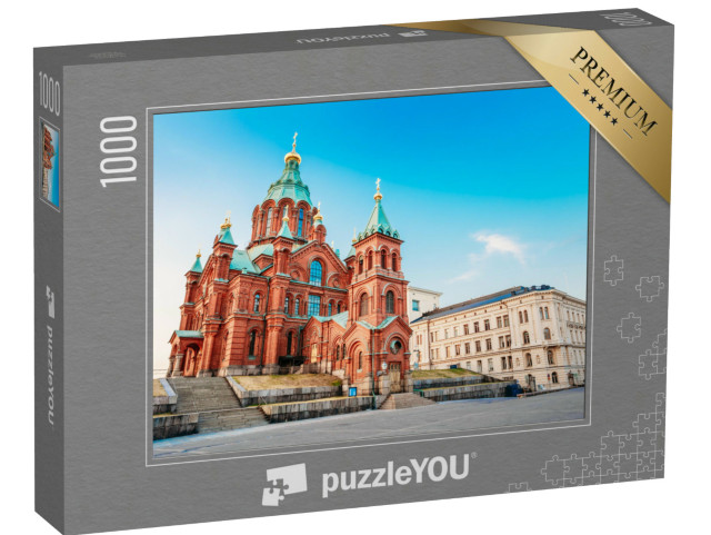 Puzzle 1000 Teile „Wunderschöne Uspenski Kathedrale, Helsinki“