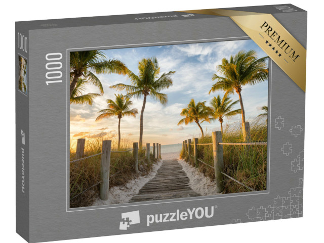 Puzzle 1000 Teile „Steg zum Smathers Strand, Key West, Florida“