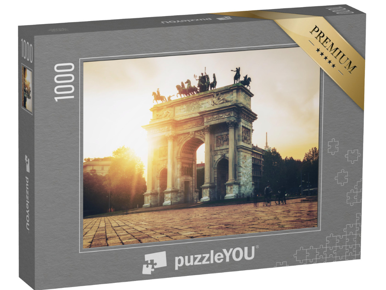 Puzzle 1000 Teile „Arco della Pace, Mailand, Italien“