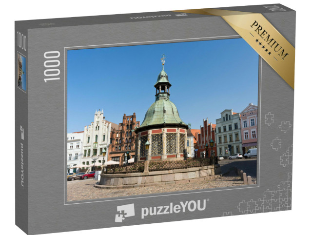 Puzzle 1000 Teile „Marktplatz der Hansestadt Wismar, Mecklenburg Vorpommern“