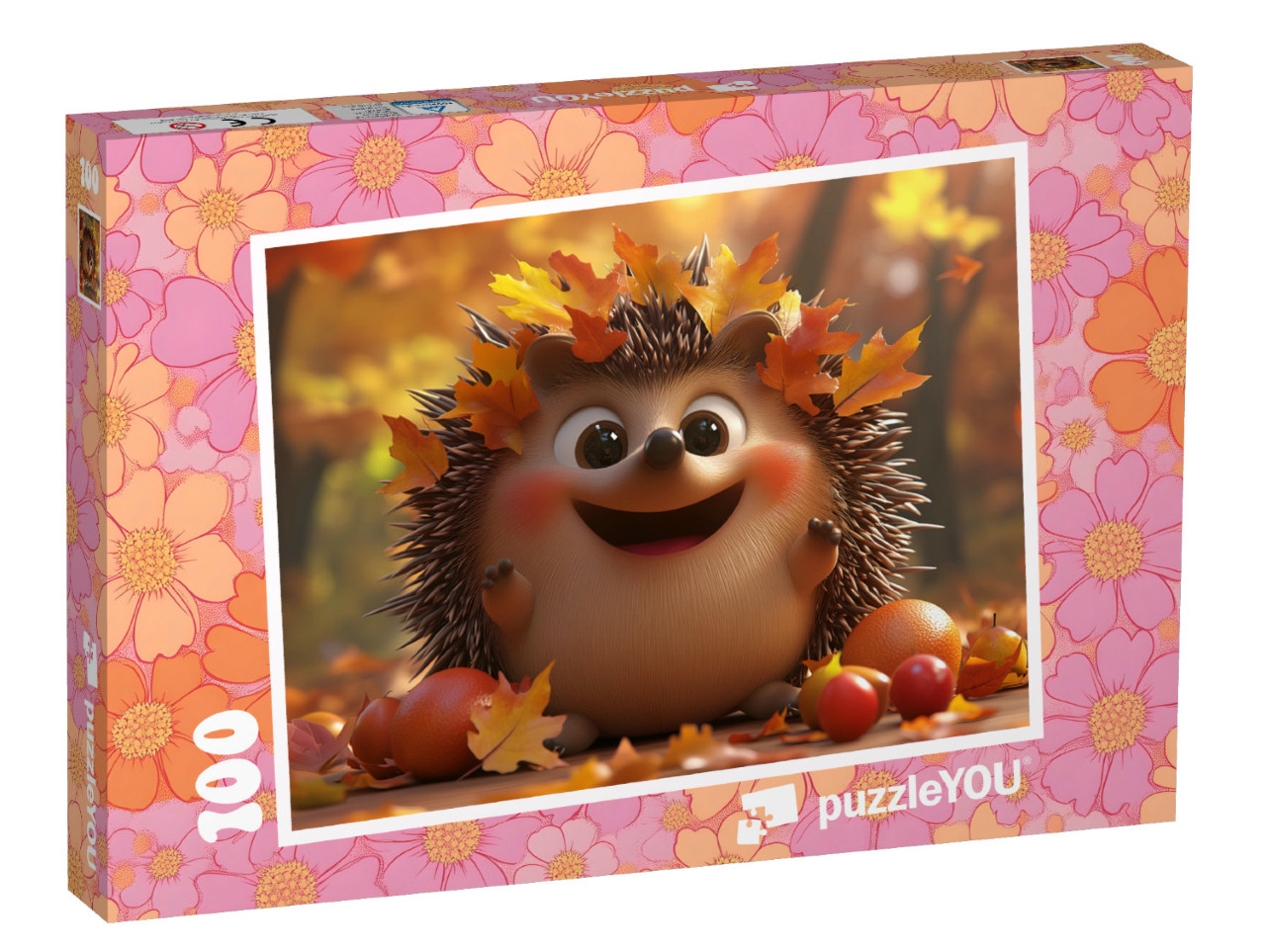 Puzzle 100 Teile „Igel Spiky auf Abenteuer“