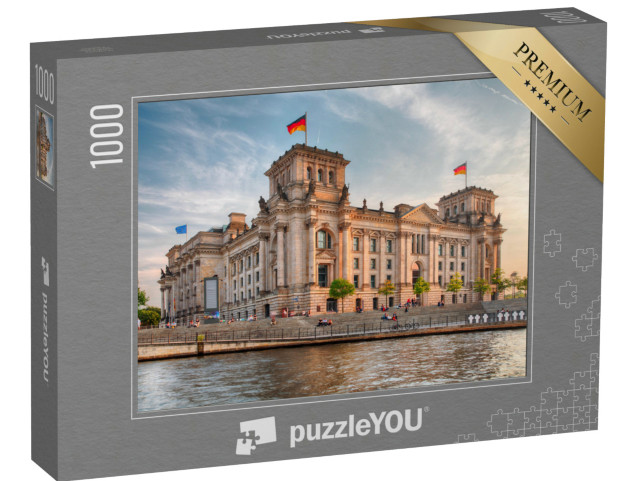 Puzzle 1000 Teile „Das Reichstagsgebäude in Berlin: Deutsches Parlament“