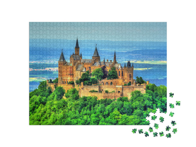 Puzzle 1000 Teile „Burg Hohenzollern auf der Schwäbischen Alb“