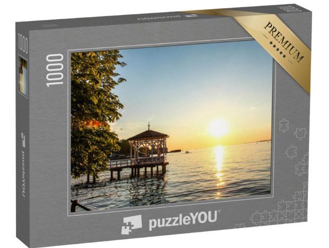 Puzzle 1000 Teile „Blick auf den Bodensee bei Bregenz“