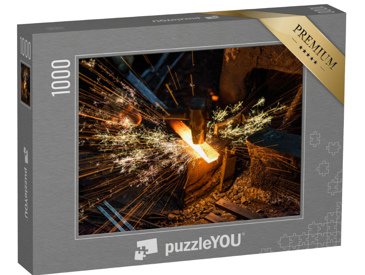 Puzzle 1000 Teile „Schmiedehandwerk“