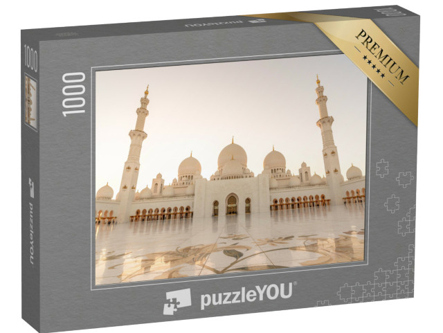 Puzzle 1000 Teile „Große Moschee Sheikh Zayed in Abu Dhabi, Vereinigte Arabische Emirate“