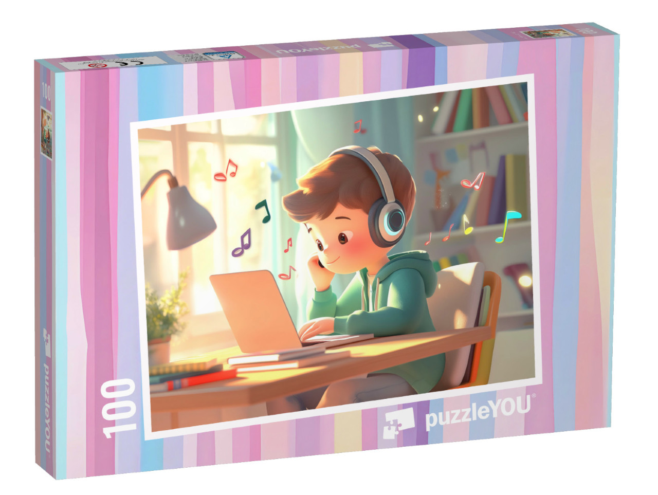 Puzzle 100 Teile „Musik aus aller Welt“