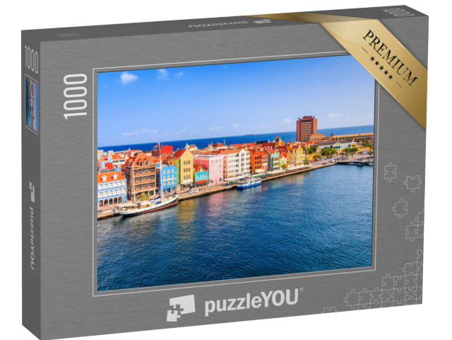 Puzzle 1000 Teile „Stadtzentrum von Willemstad, Curacao, Niederländische Antillen“