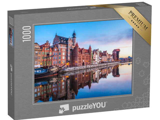 Puzzle 1000 Teile „Sonnenaufgang in Danzig, Polen“