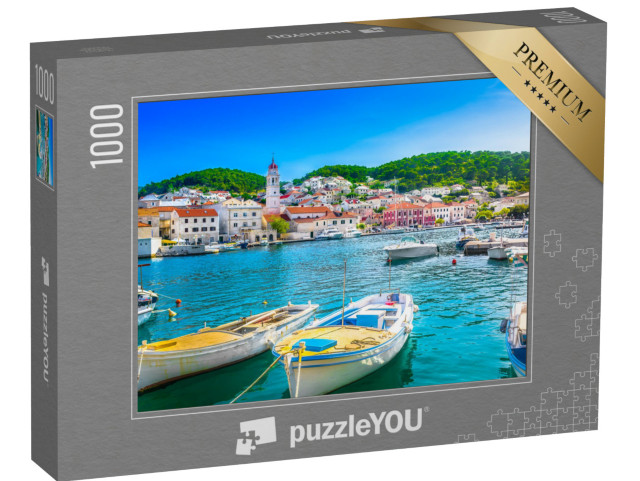 Puzzle 1000 Teile „Pucisca auf der Insel Brac, Kroatien, Europa“