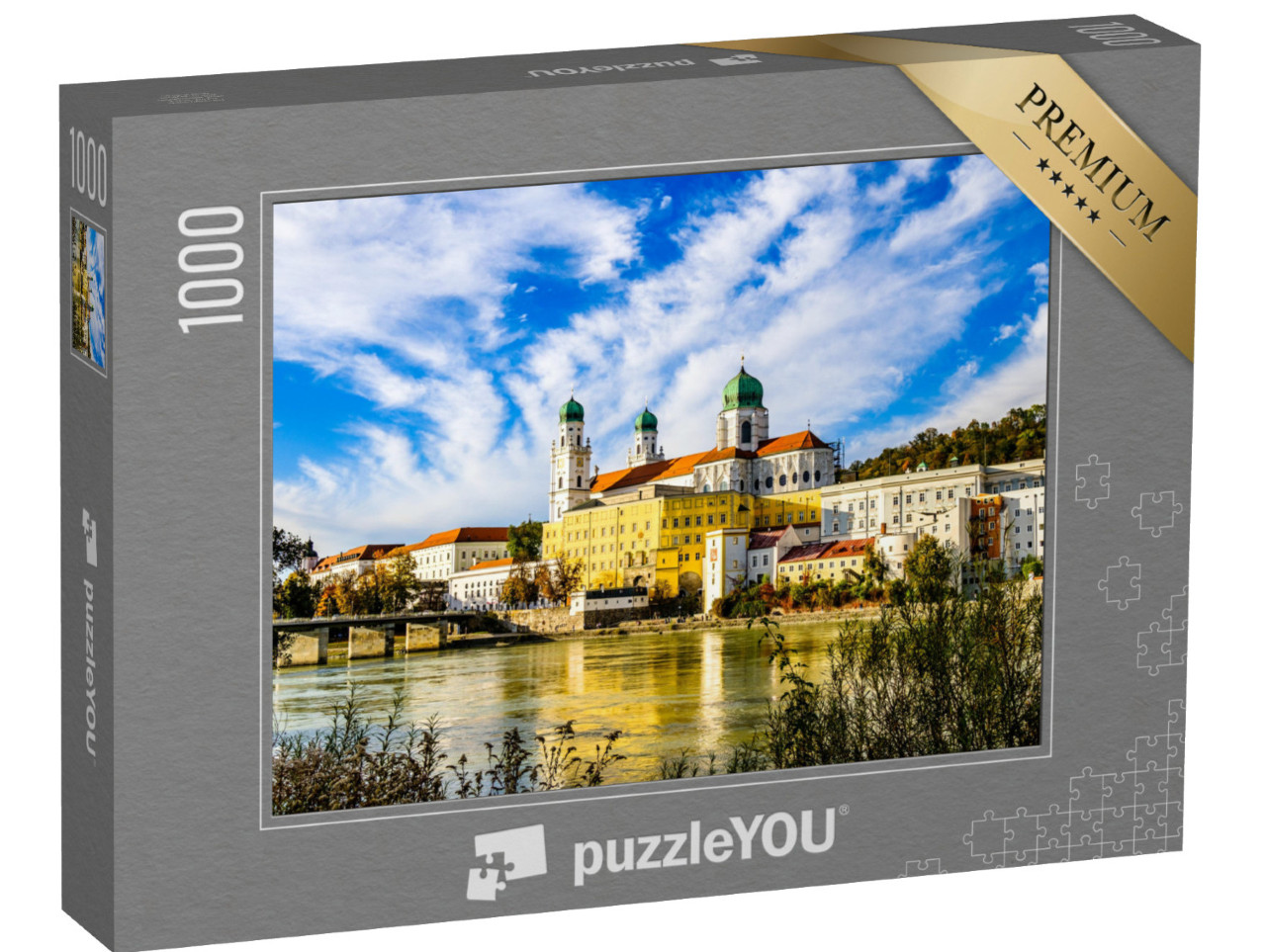 Puzzle 1000 Teile „Altstadt von Passau, Bayern, Deutschland“