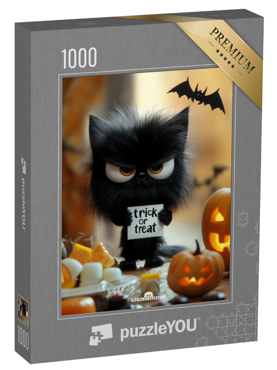 Puzzle 1000 Teile „LITTLEMONSTERTIME: Halloween Sprinkle“