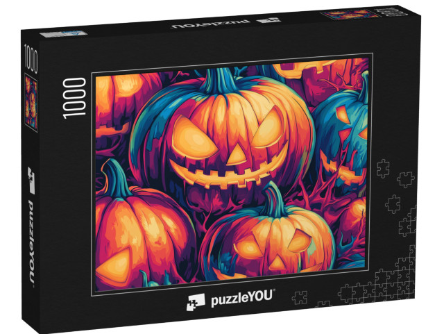 Puzzle 1000 Teile „Kürbis, Halloween“